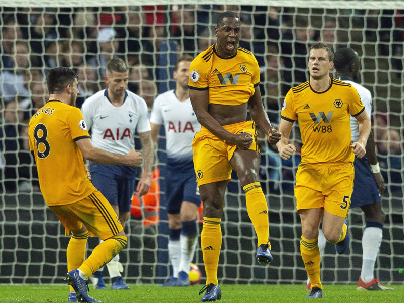 Jubel in Gelb: Selbst eine Führung genügte Tottenham gegen Wolverhampton nicht.