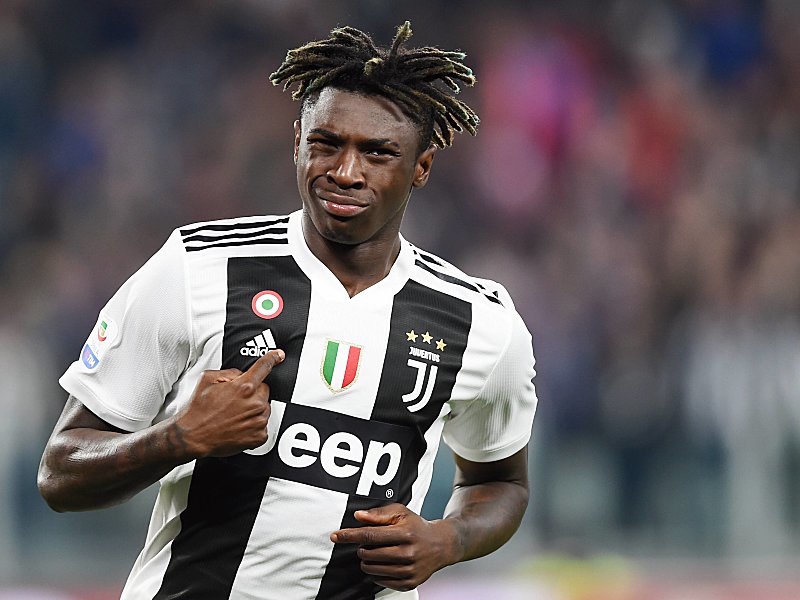Traf zwei Minuten nach seiner Einwechslung: Turins Moise Kean.