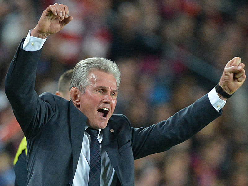Hatte allen Grund zum Jubeln: Bayern-Trainer Jupp Heynckes.