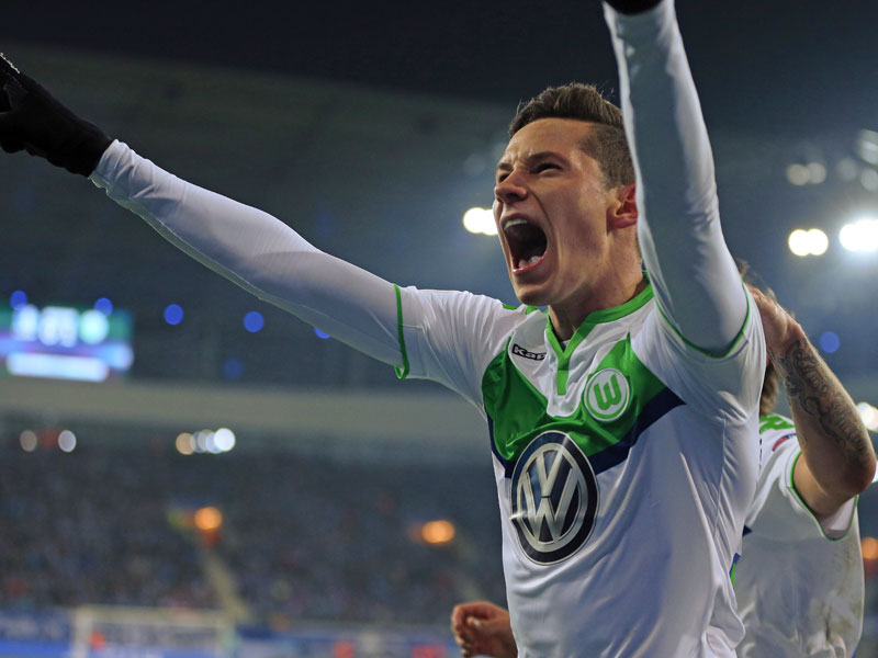Wolfsburgs Draxler schnürte einen Doppelpack.