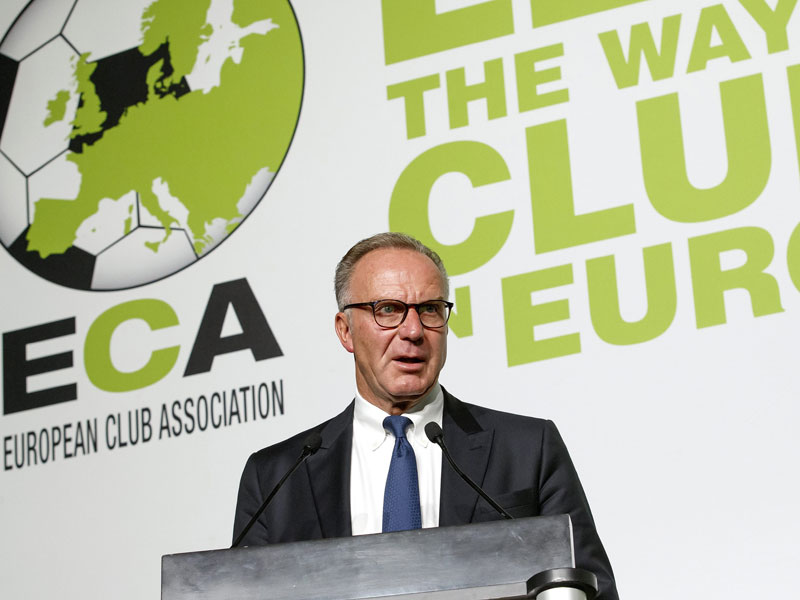 "Eine Evolution, keine Revolution": Der ECA-Vorsitzende Karl-Heinz Rummenigge am Dienstag in Genf.