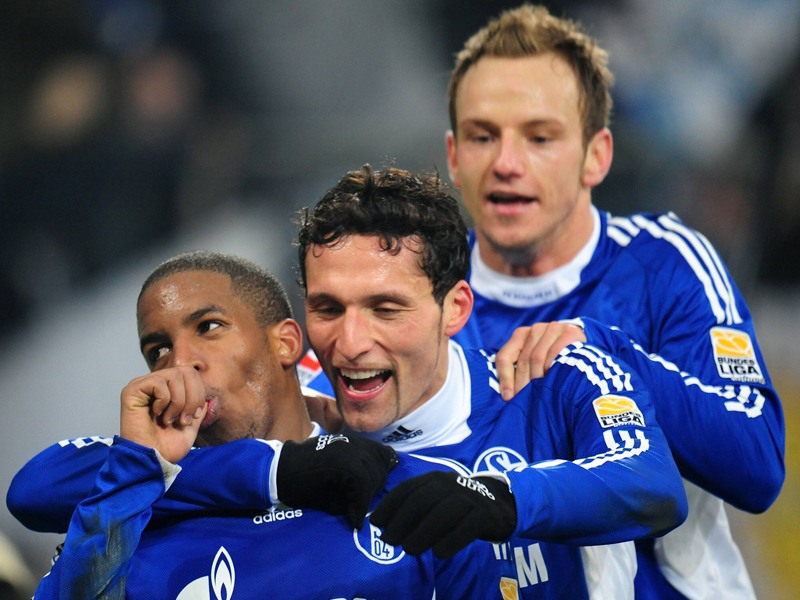 Ein Schalker alter Schule: Jefferson Farfan, hier mit Kevin Kuranyi und Ivan Rakitic (v.l.).