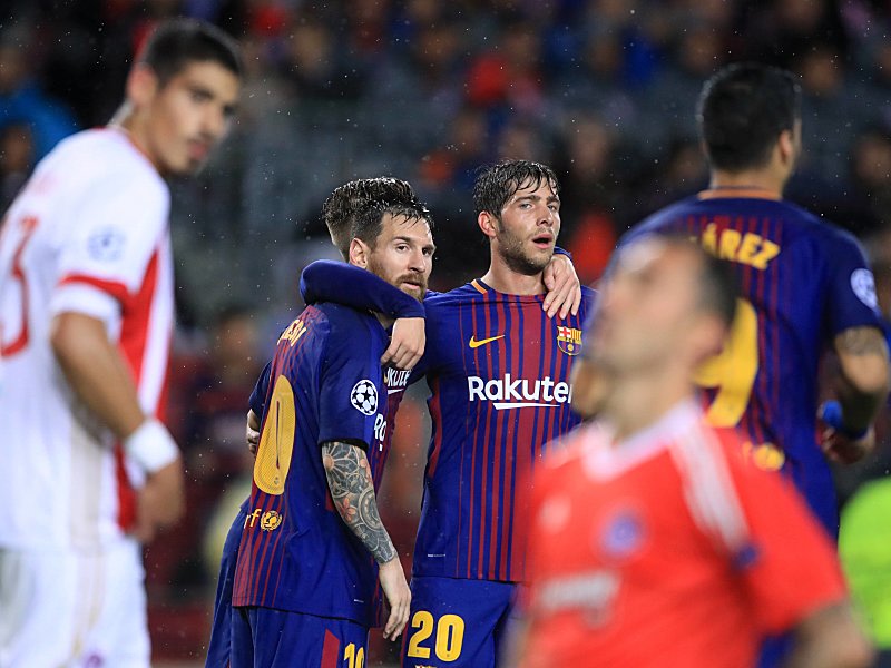Was für ein Ärger: Barcelona ging durch ein Eigentor in Führung.
