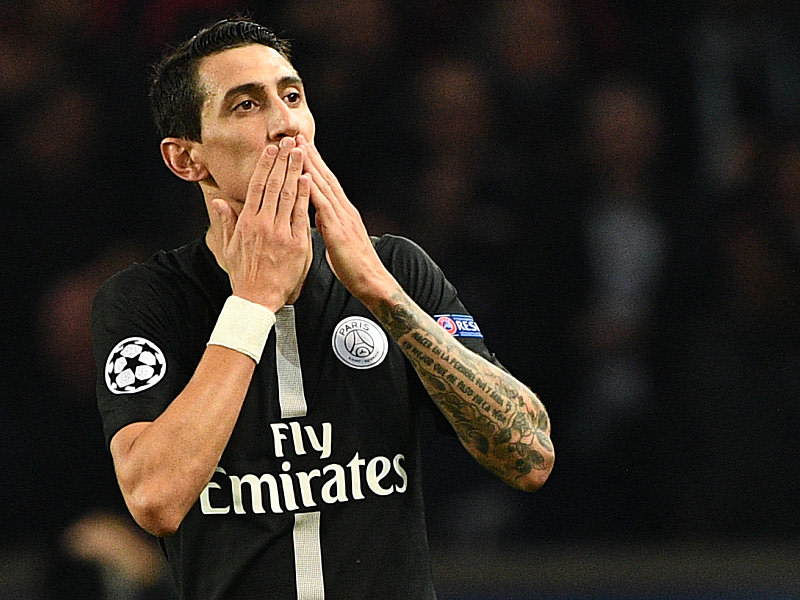 Rettete Paris Saint-Germain mit einem feinen Schlenzer noch ein 2:2: Angel di Maria.