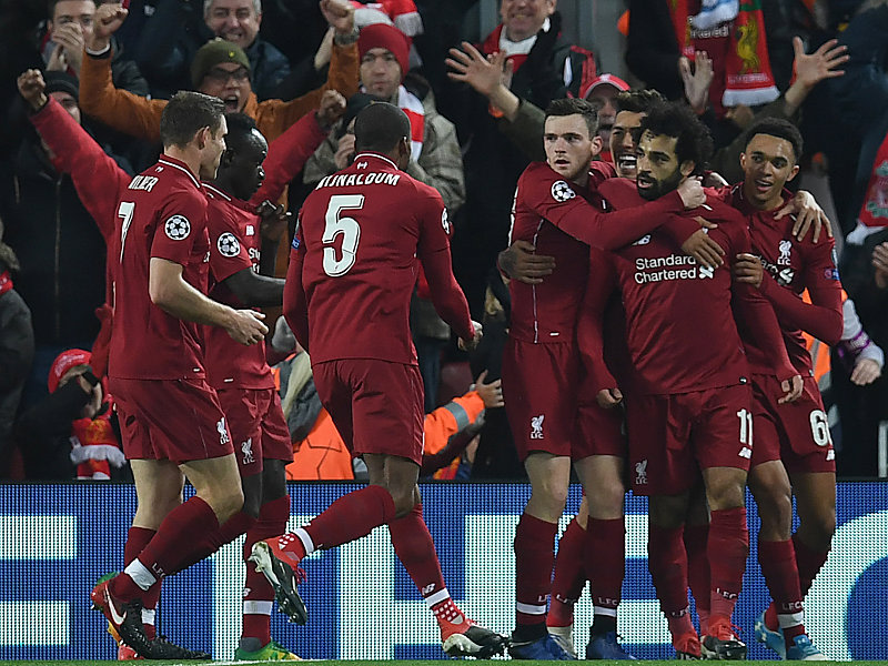 Matchwinner und Achtelfinal-Ticket-Löser: Mohamed Salah (rechts) vom FC Liverpool.