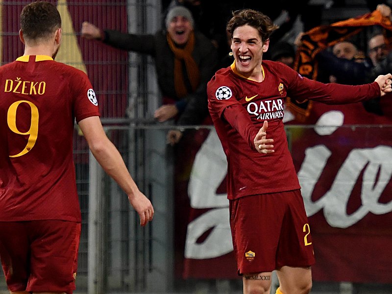 Alt und Jung: Edin Dzeko (32) und Nicolo Zaniolo (19) waren maßgeblich am Roma-Sieg gegen den FC Porto beteiligt.