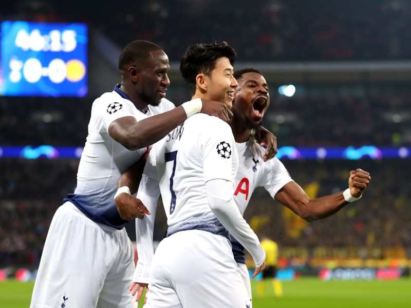 Brachte die Spurs auf die Siegerstraße: Heung-Min Son (M.) traf gegen Dortmund zum 1:0.