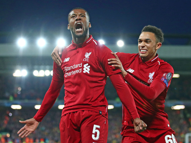 Machte aus Anfield ein Tollhaus: Joker Wijnaldum erhöhte von 1:0 zur Pause auf 3:0.