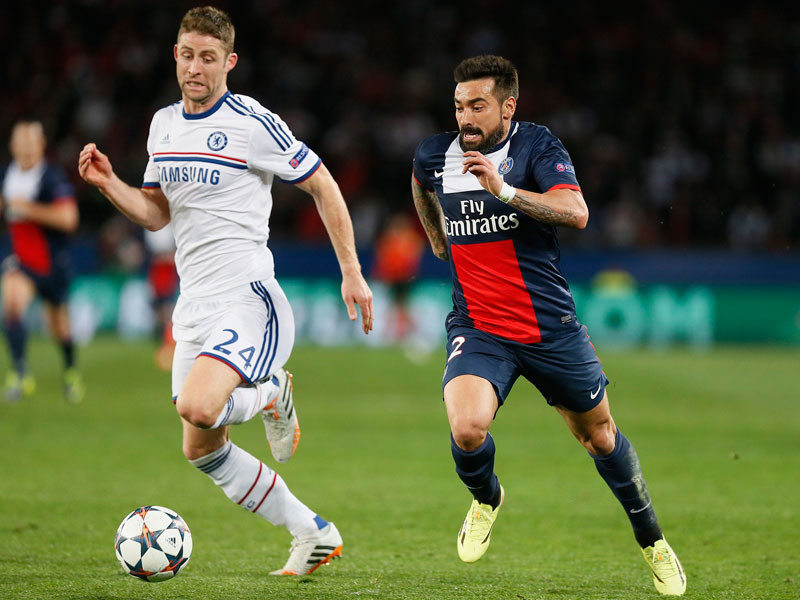 PSG-Wirbelwind Lavezzi sorgte in Chelseas Hintermannschaft immer wieder für Unruhe.