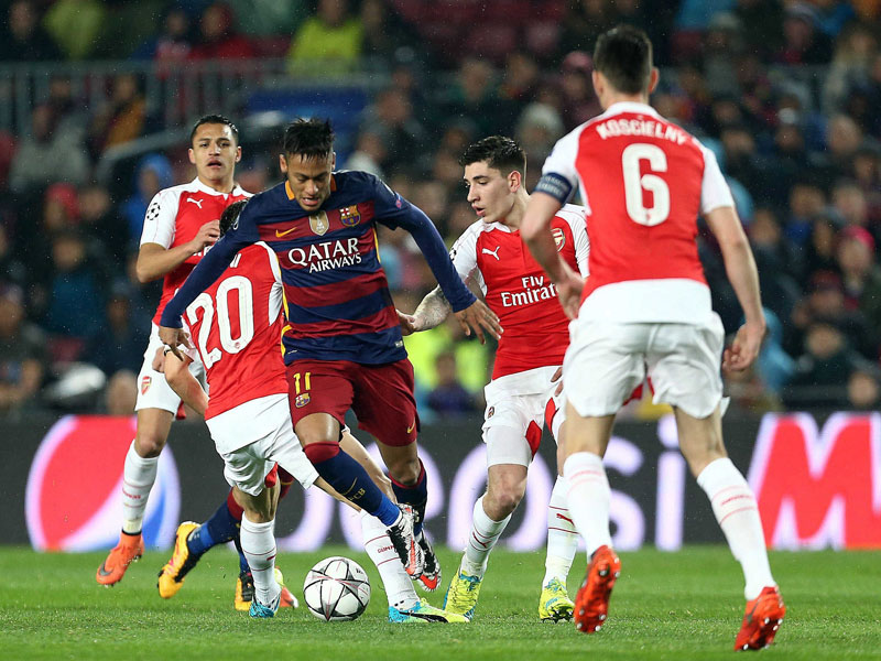 Öffnete die Tür zum Viertelfinale: Neymar erzielte das vorentscheidende 1:0 für Barcelona.