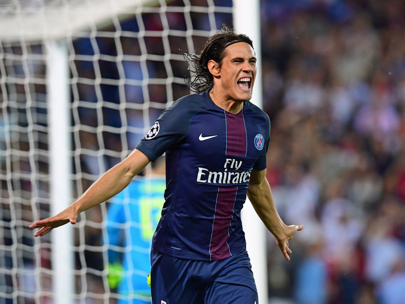 Früher Jubel: Edinson Cavani traf bereits in der ersten Minute.