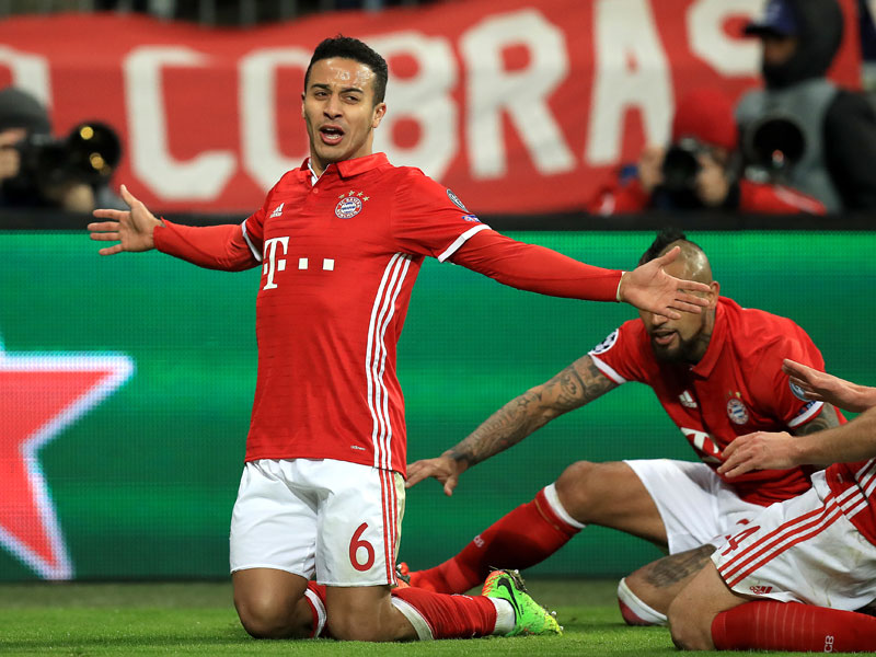 Der überragende Mann gegen Arsenal: Thiago führte die Bayern zum 5:1.