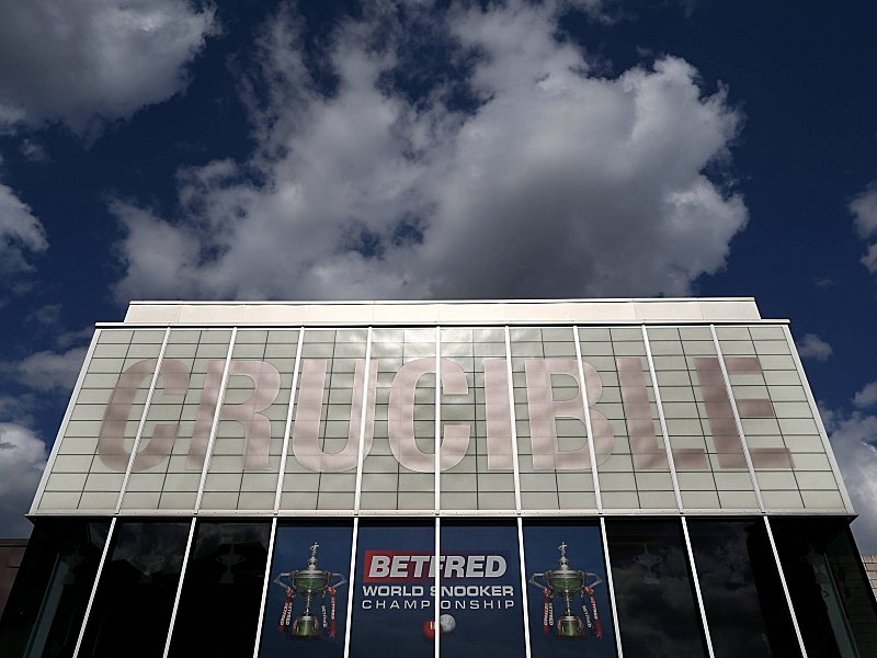 Die Kathedrale des Snookersports - das Crucible Theatre in Sheffield.