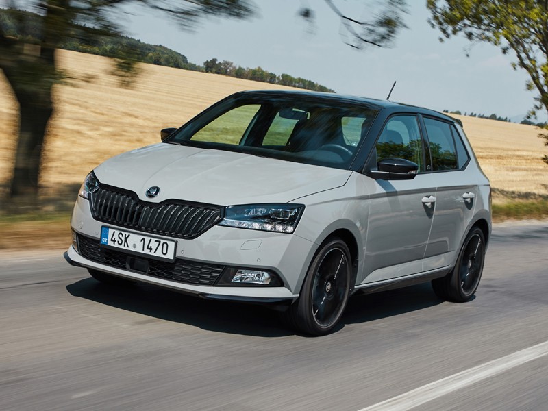 Skoda Fabia: Die Sonderfarbe "Stahlgrau" ist dem Topmodell "Monte Carlo" vorbehalten.
