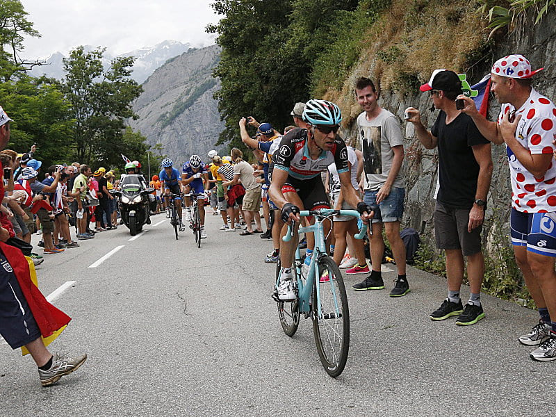 Klasse Leistung: Jens Voigt mischt auf der 18. Etappe vorne mit.