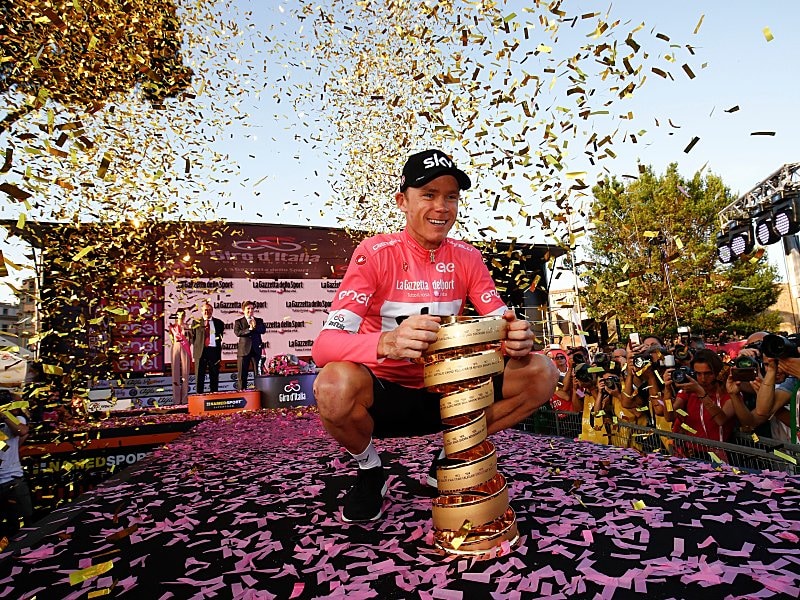 Chris Froome gewinnt erstmals den Giro d'Italia.