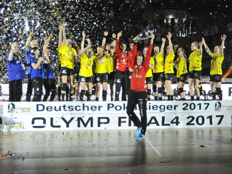 Pokalsiegerinnen: Die Frauen vom Buxtehuder SV.