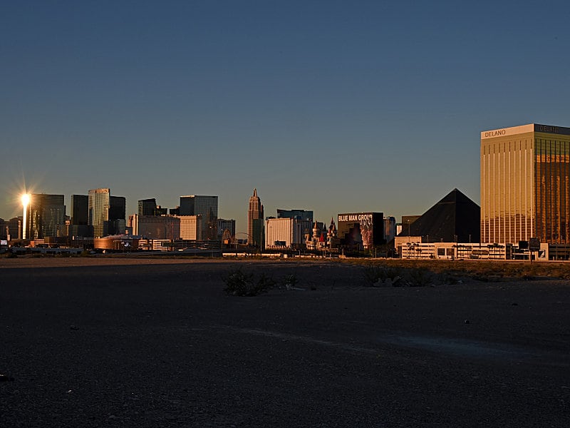 Noch steht hier nichts, bald rollen aber die Bagger an: Die Raiders ziehen nach Las Vegas.