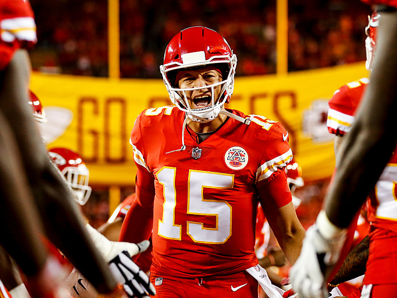 Dreht gehörig auf: Patrick Mahomes.