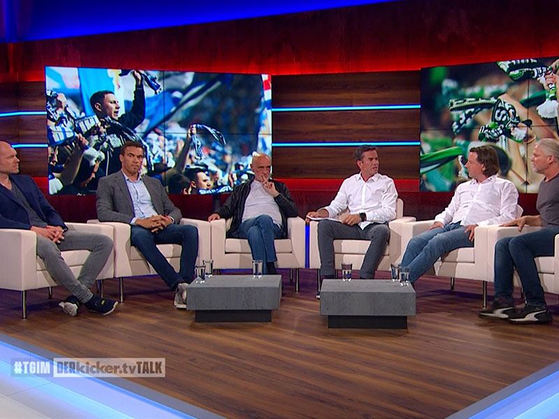 Die Expertenrunde: Wolff, Ismael, Kind, Moderator Nadvornik, Ruf und Schäfer (v.l.).