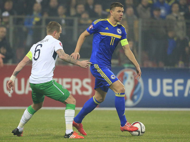 1:1 - Dzeko kontert die Iren-Führung | Europameisterschaft ...