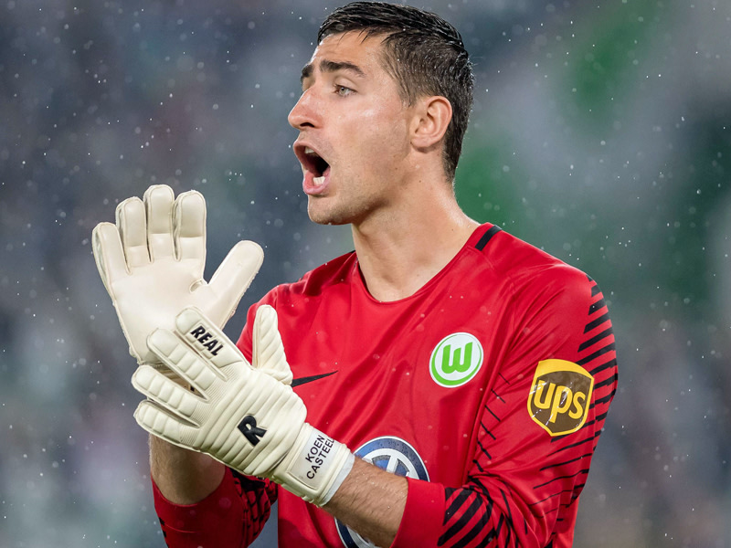 Bundesliga: Wolfsburgs-Keeper Koen Casteels nach dem 0:0 ...