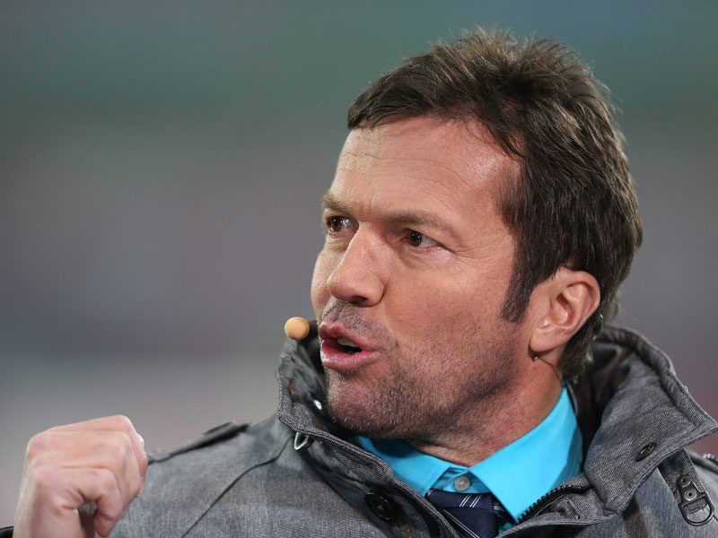 Führte ein längeres Gespräch mit Fürths Präsident Helmut Hack: Lothar Matthäus.