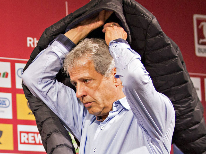 Lucien Favre tritt als Gladbacher Trainer zurück.