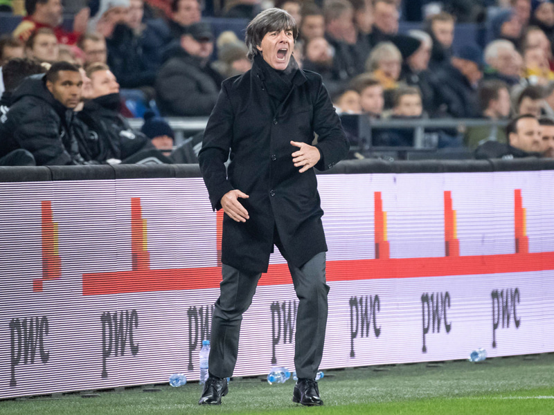 Sah seine Mannschaft am Montagabend ein 2:0 aus der Hand geben: Bundestrainer Joachim Löw.