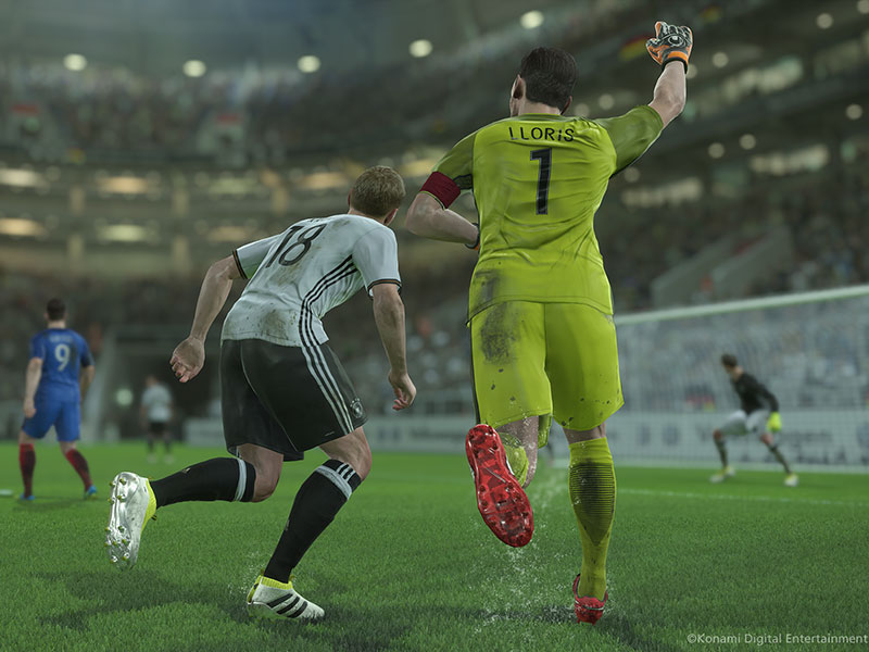 Grafisch spielt Konami schon in einer anderen Liga. Lizenzen wollte der Entwickler für PES 2017 aber noch keine bekanntgeben.