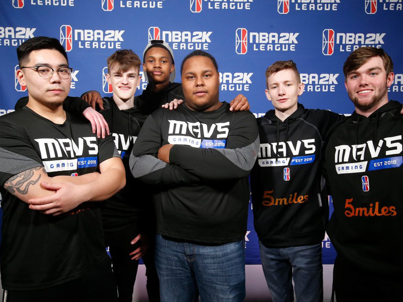 So sieht das NBA 2K League-Team von den Dallas Mavericks aus.