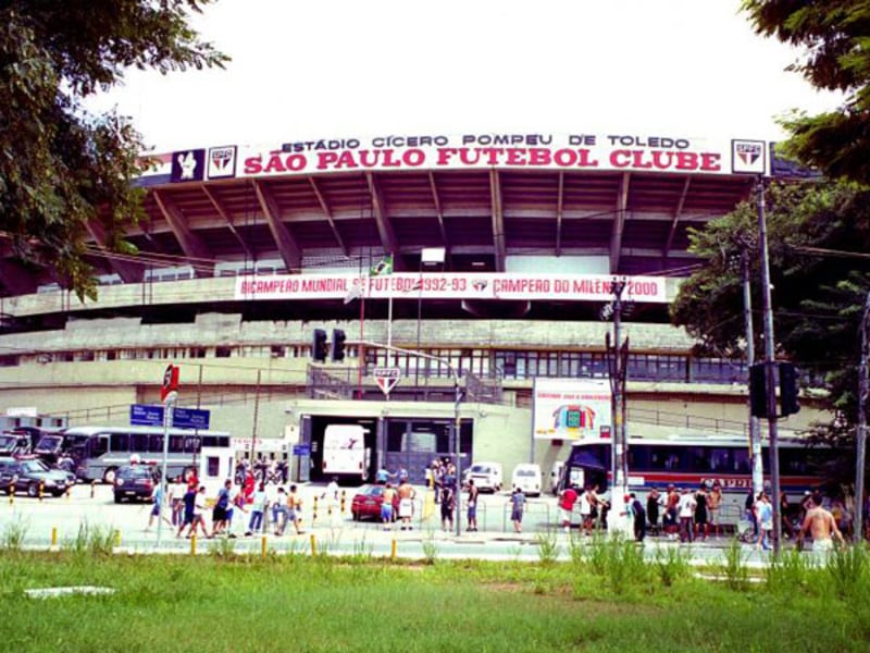 Das Morumbí-Stadion von Sao Paulo