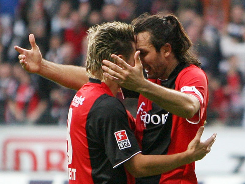 Albert Streit und Sotirios Kyrgiakos