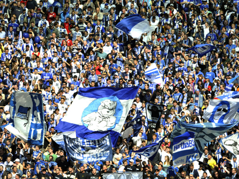 Jubel in Berlin: Hertha BSC spielt international.