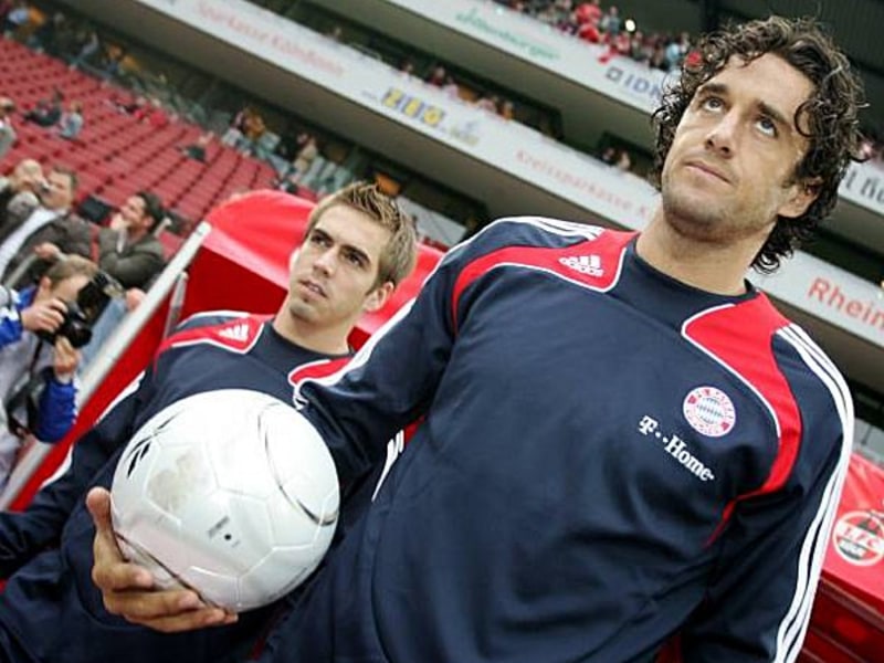 Fußball-Bundesliga, FC Bayern: Lahm, Toni (re.).
