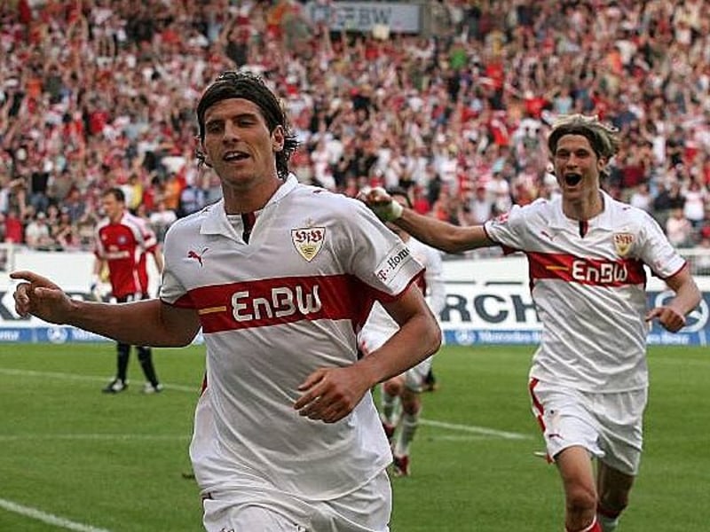 VfB Stuttgart: Mario Gomez und Martin Lanig