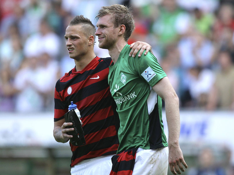 Marco Arnautovic und Per Mertesacker.