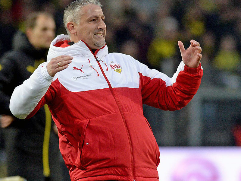 Sah trotz der Pleite "gute Phasen": VfB-Interimscoach Jürgen Kramny.