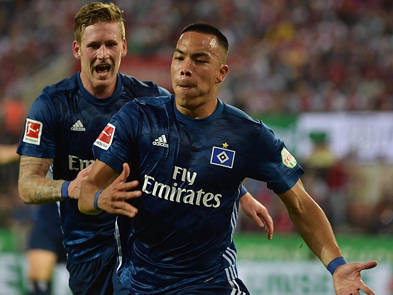 André Hahn (links) und Bobby Wood