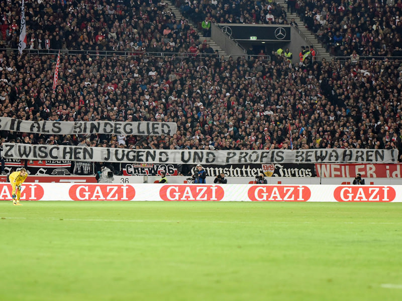 Proteste der Stuttgarter Fans