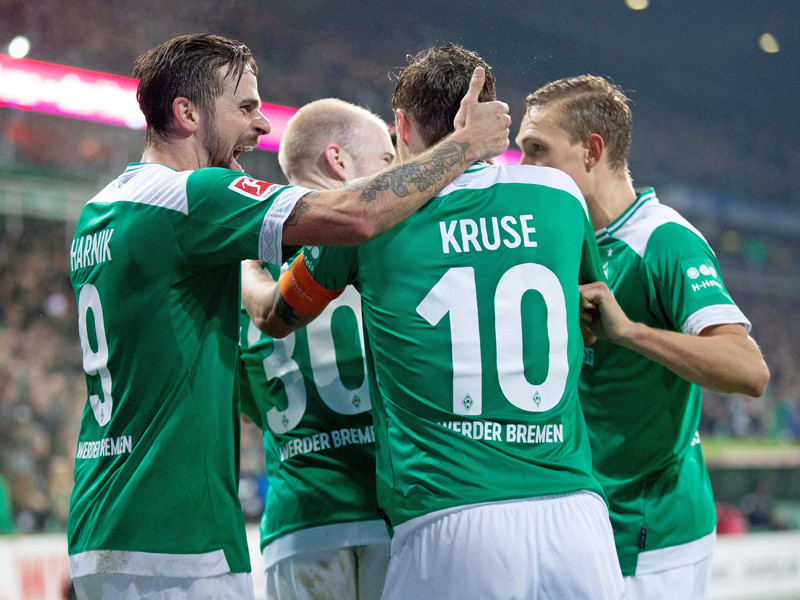 Bremen lag zweimal in Front, doch zum Sieg reichte es gegen Frankfurt nicht.