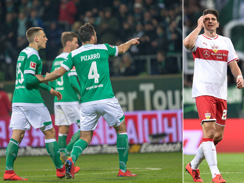 Maximilian Eggestein, Claudio Pizarro und Mario Gomez