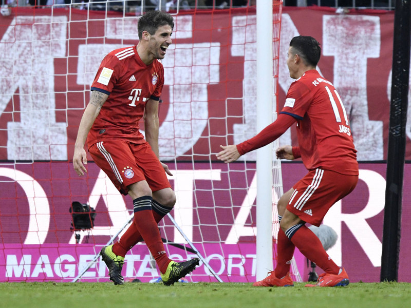 Javi Martinez und James