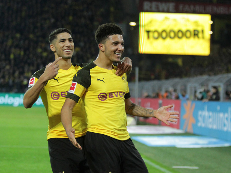 Achraf Hakimi und Jadon Sancho