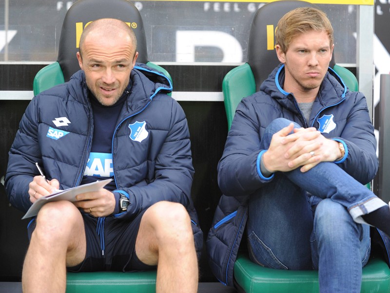 Alfred Schreuder (li.) und Julian Nagelsmann