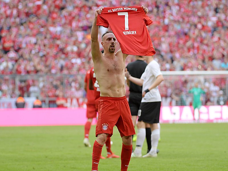 Er traf ebenso wie Robben in seinem letzten Bundesliga-Spiel für den FC Bayern: Franck Ribery.