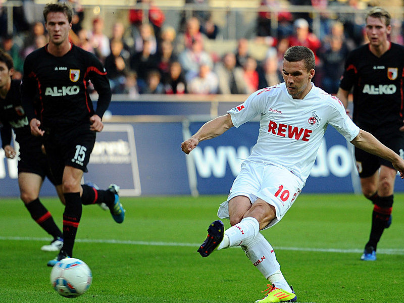 Podolski trifft per Elfmeter zum 2:0