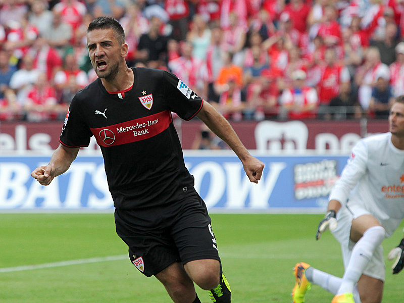 Ibisevic (li.) traf auch in Mainz