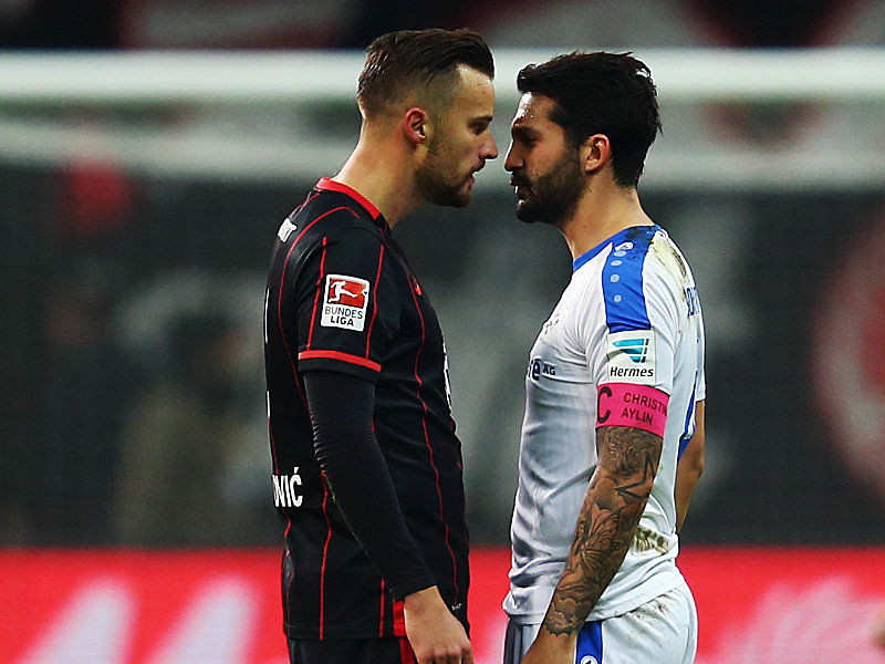 Hitzige Stimmung: Hier geraten Haris Seferovic und Aytac Sulu aneinander.