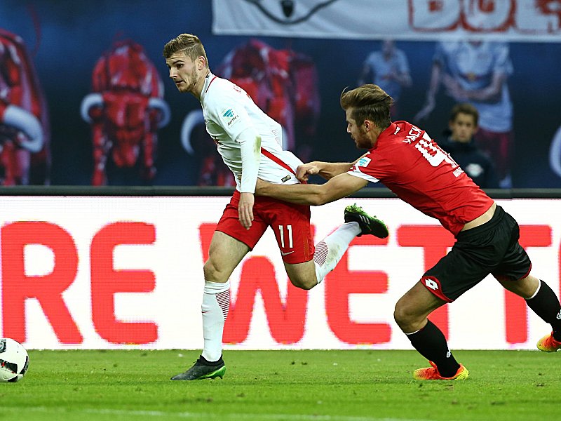 Bezeichnend: Mainz' Hack kommt bei Werner nicht hinterher.